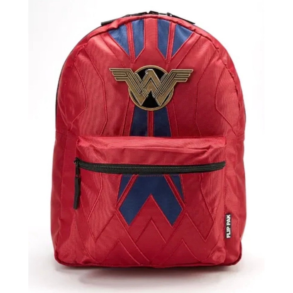 FLIP PAC WONDER WOMAN reversible backpack superhero dc comics